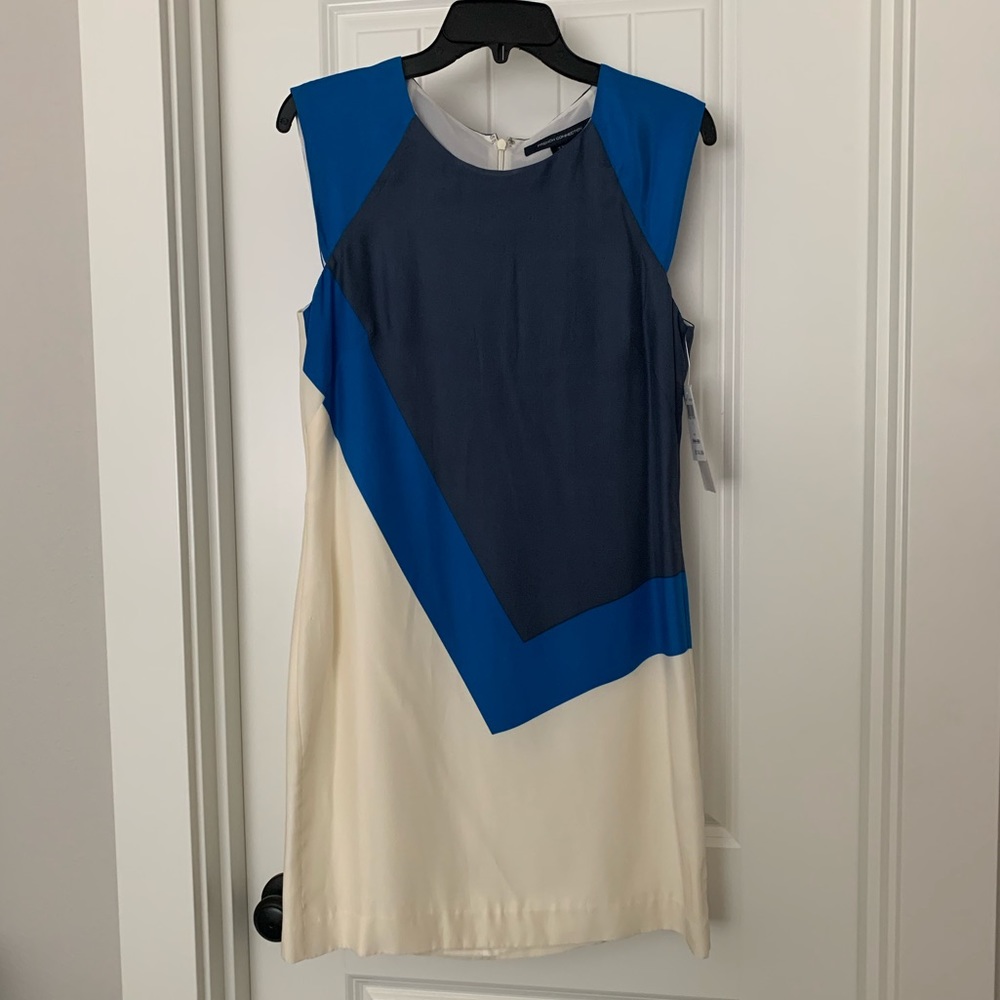 NWT size8 French Connection Silk knee length dress